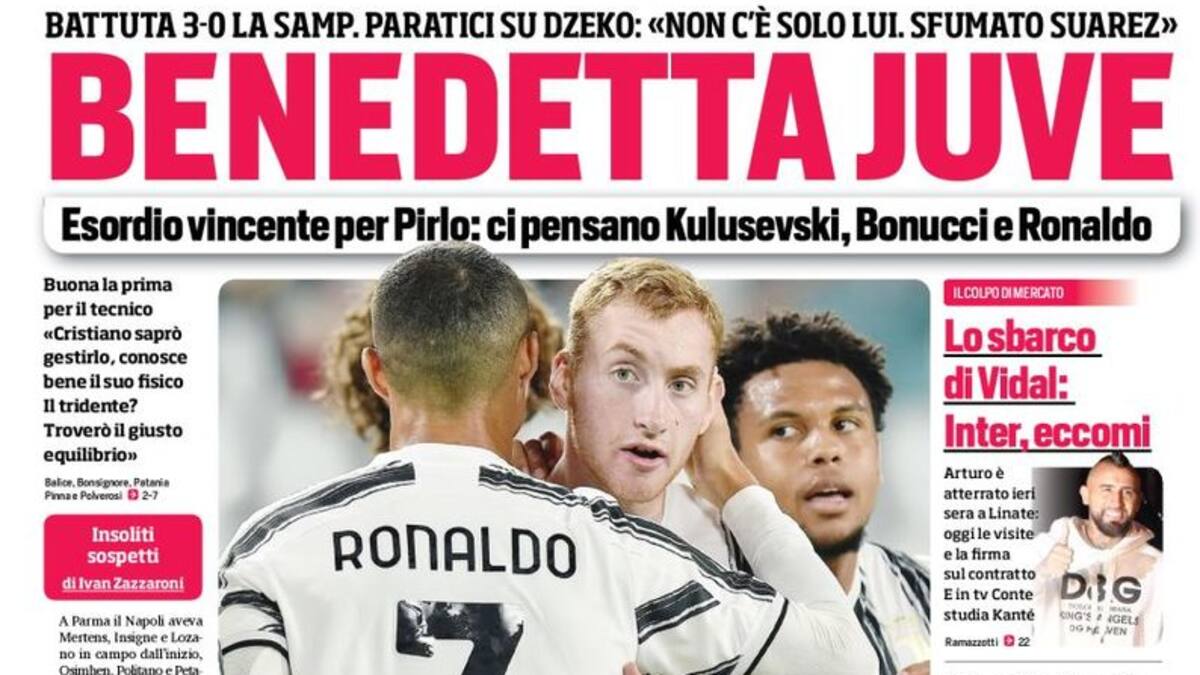 Arturo Vidal acaparó las portadas en Italia y España tras su llegada al Inter