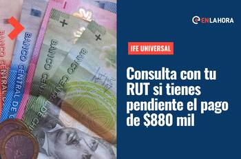 IFE Universal 2023: Consulta con tu RUT si tienes pendiente el pago de $880 mil