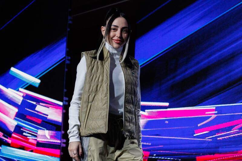 Conferencia de prensa de Nicki Nicole. Créditos: ATON