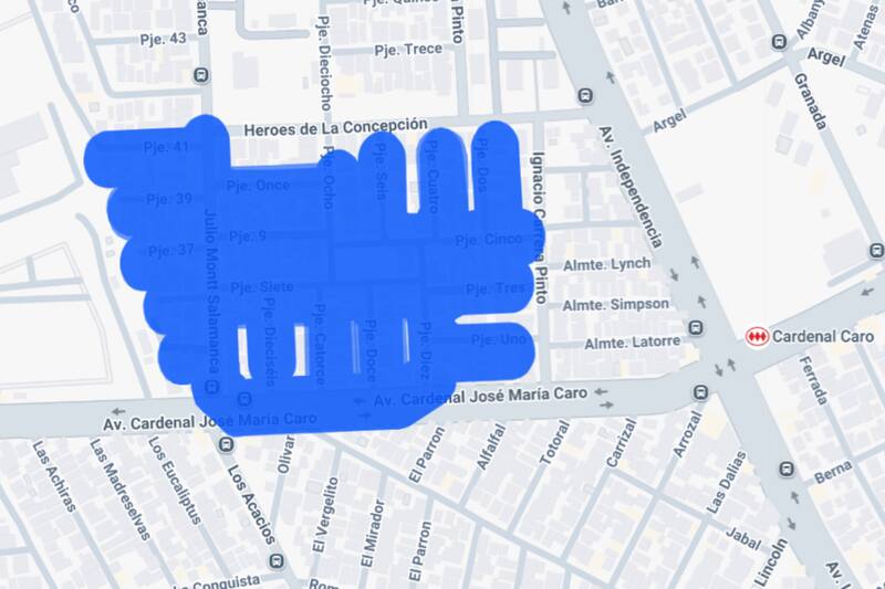 En este sector, el corte también durará seis horas este lunes. Créditos: Enel.