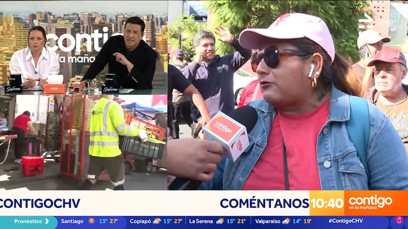 Los panelistas del matinal tuvieron choque de opiniones con los comerciantes ambulantes. Créditos Captura: YouTube.