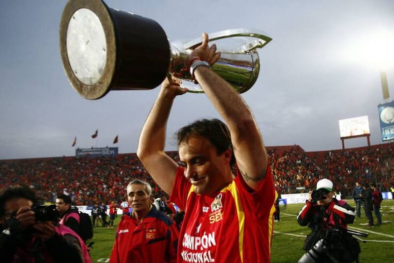 José Luis Sierra, campeón con Unión Española en la Primera División 2013.