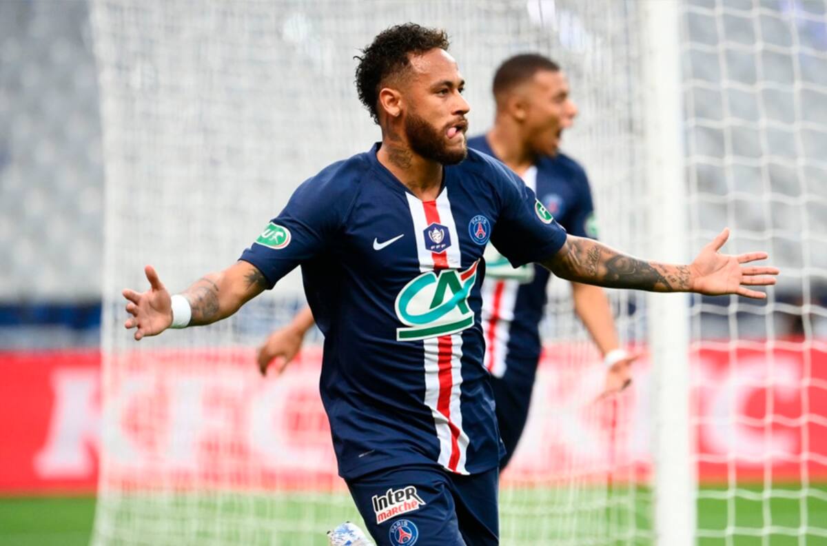 Con este gol de Neymar, PSG vence a Saint-Étienne en la final de la Copa de Francia