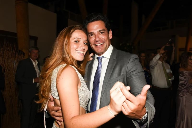 Laura de la Fuente celebró a su padre, Cristián de la Fuente.