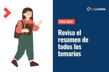 Temario PAES de Invierno: ¿Qué entrará en cada prueba?