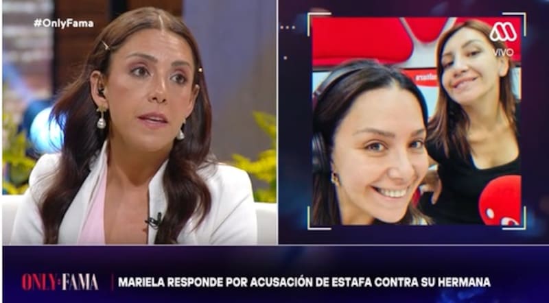 Mariela Sotomayor de sobre su hermana en "Only Fama". Créditos: Pantallazo Mega