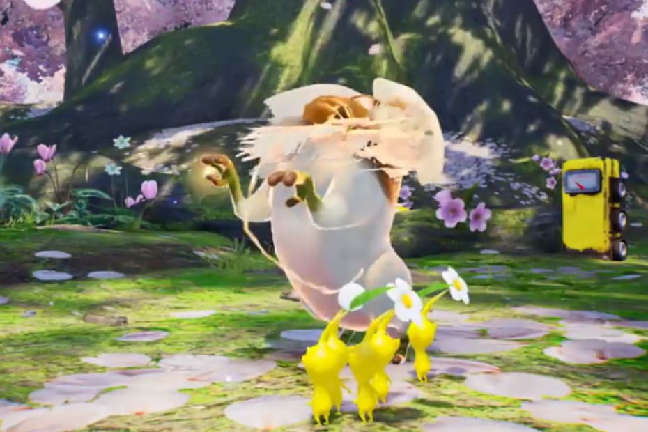 El Pikmin amarillo es resistente a la electricidad.