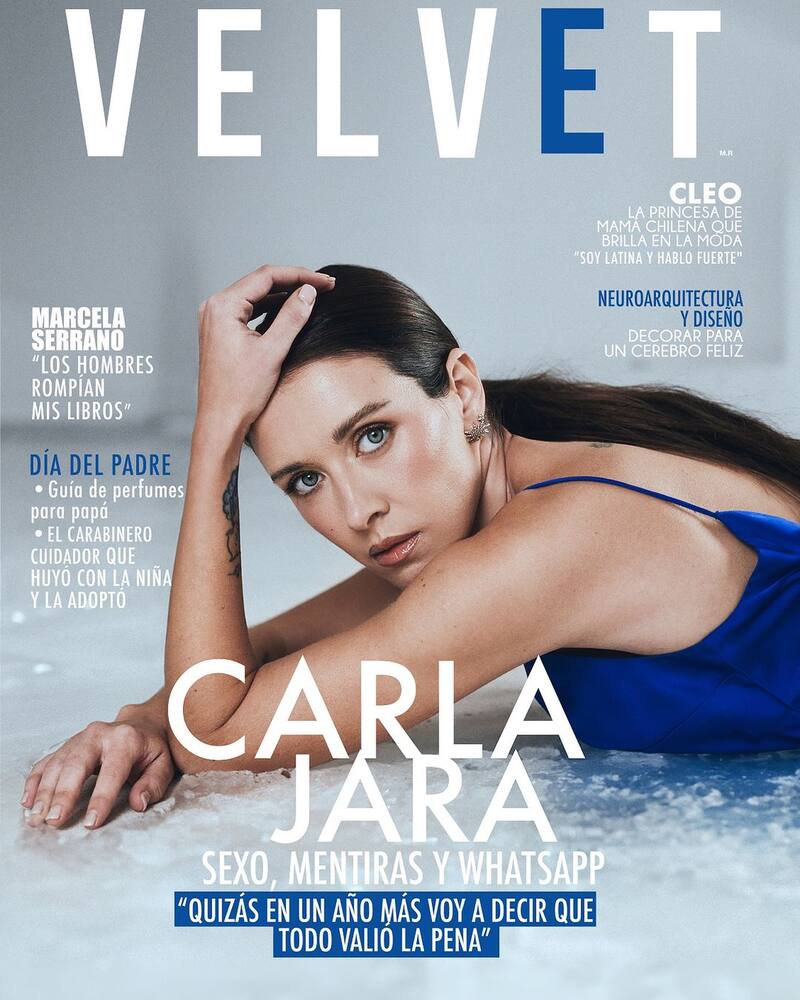 Carla Jara contó detalles de la separación de Francisco Kaminski en Revista Velvet.