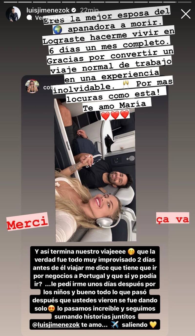 La tierna respuesta del exfutbolista. Créditos: Instagram.