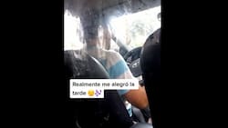 VIDEO | Taxista baila al ritmo de Emmanuel mientras conduce y se hace viral en Tik Tok