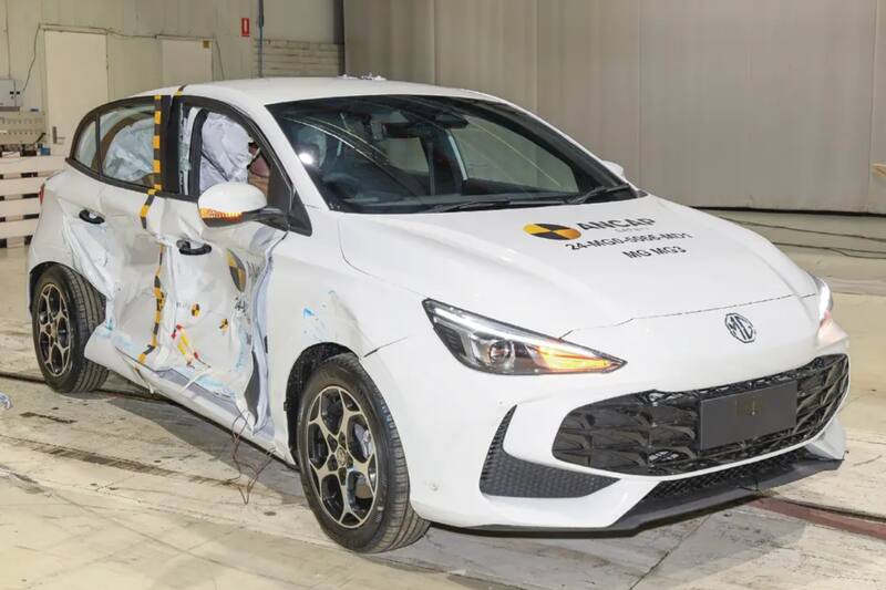 Prueba de choque MG3