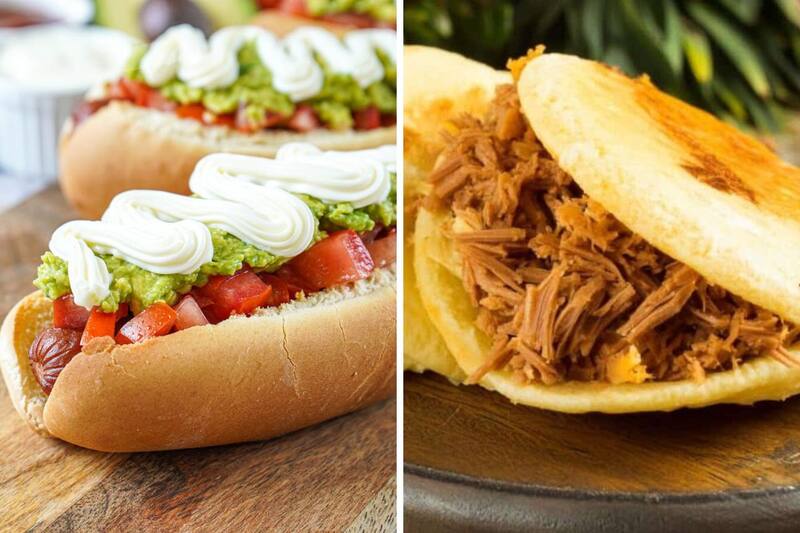 Son los dos platos típicos de Venezuela y Chile, que actualmente compiten en popularidad.