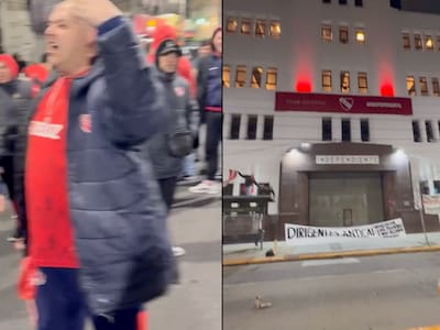 “Que se vayan todos”: Hinchas de Independiente protestan contra su dirigencia por fallo a favor de la U