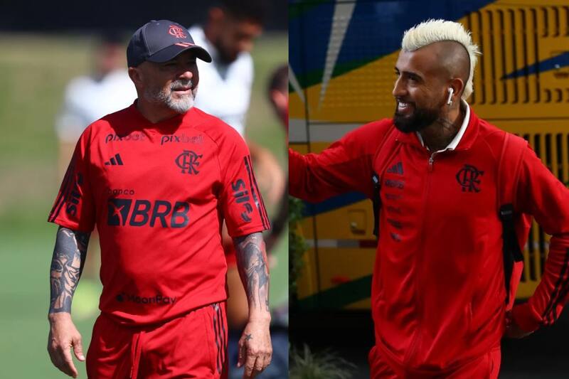 La prueba de fuego para la confianza de Jorge Sampaoli. Fotos: Flamengo