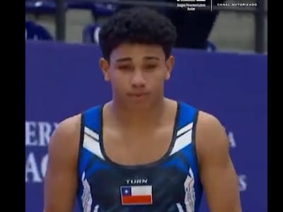 Arturo, hermano de Juan Francisco Rossel, se lució en los Juegos Panamericanos Junior: su rutina