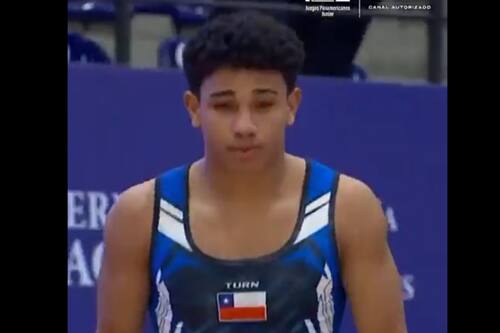 Arturo, hermano de Juan Francisco Rossel, se lució en los Juegos Panamericanos Junior: su rutina