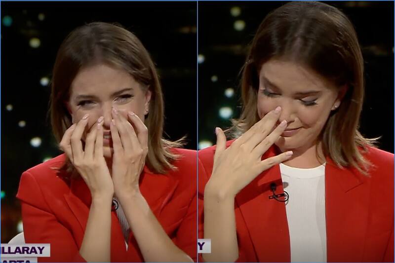 Millaray Viera se quebró en "Buenas Noches a Todos". Créditos: TVN.