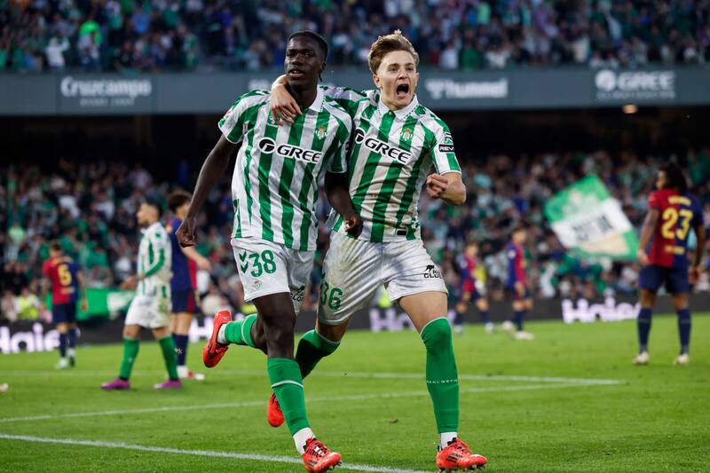 El jugador español en su estadía en el Betis. EFE
