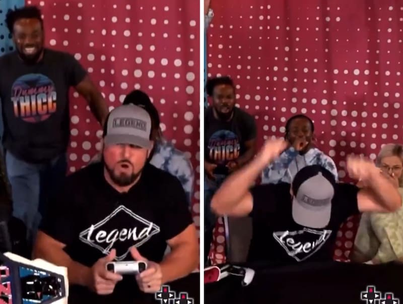 azotó el control del PlayStation tras perder con Seth Rollins.