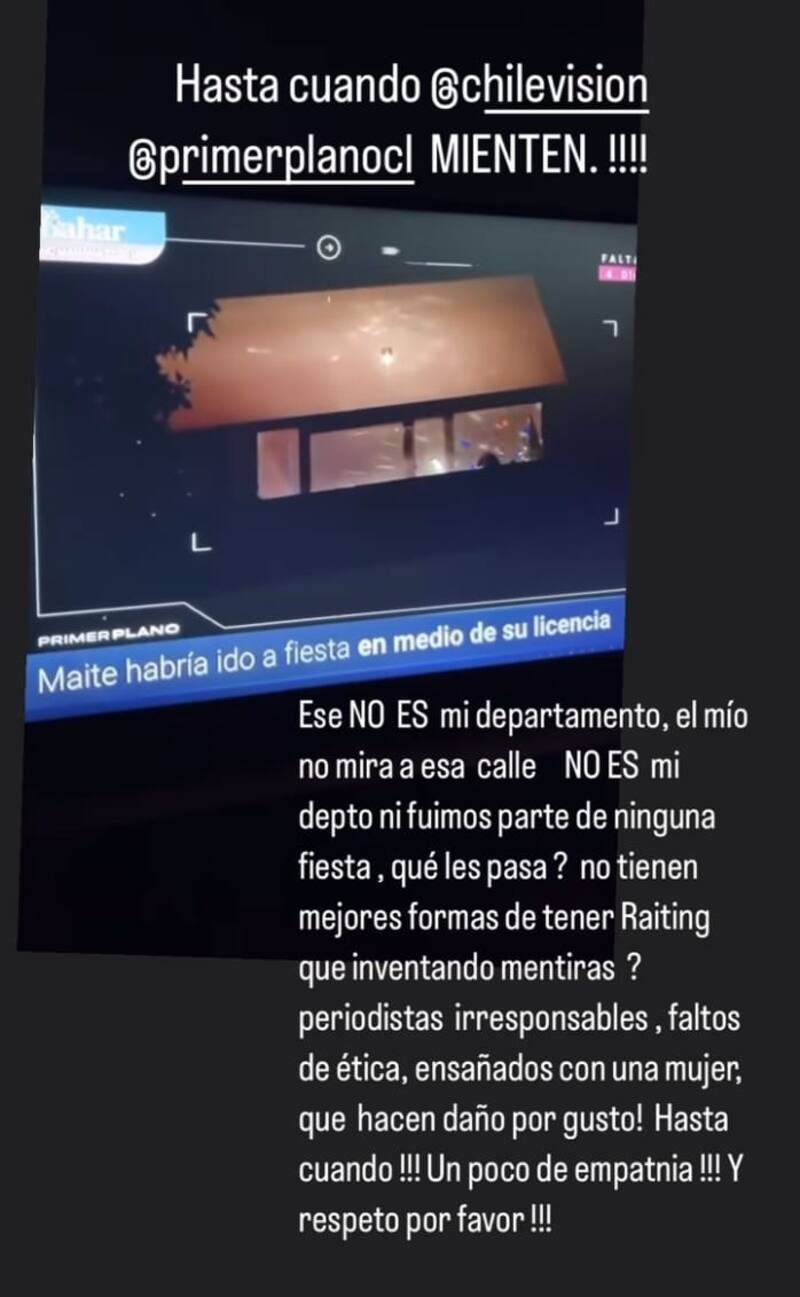 se lanzó contra Primer Plano. Créditos: Instagram