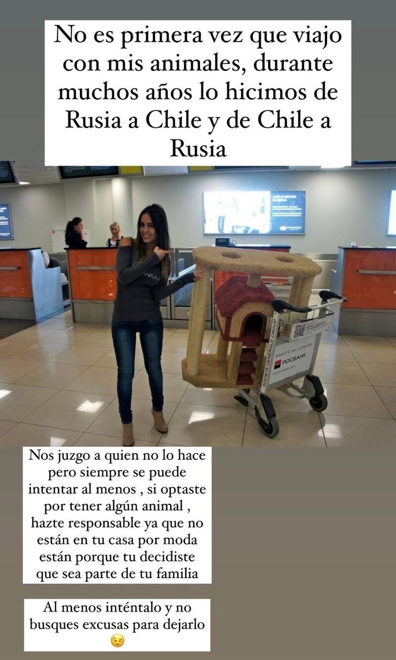 Parte del descargo que realizó en su cuenta de Instagram