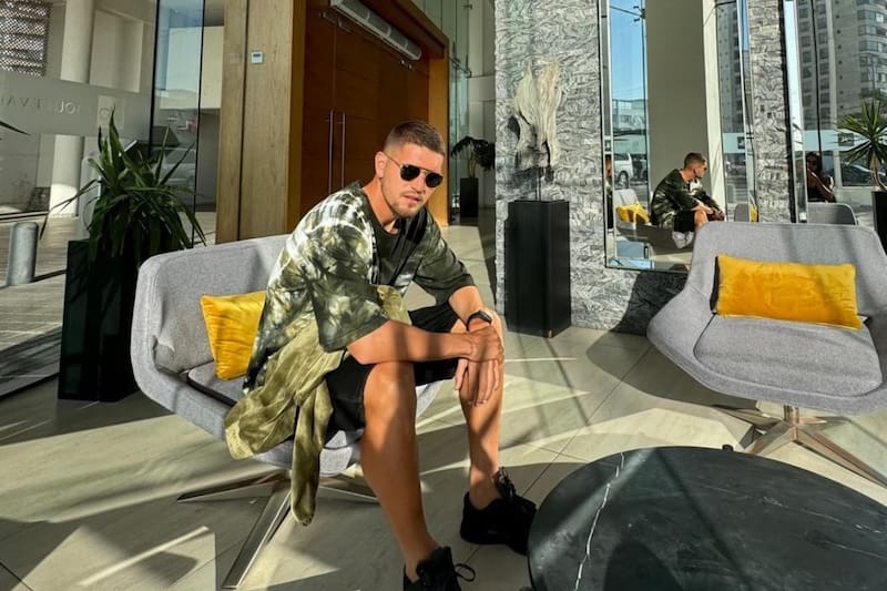 El volante llegó este 2026 a Cobresal. Foto: Instagram Agustín Nadruz.