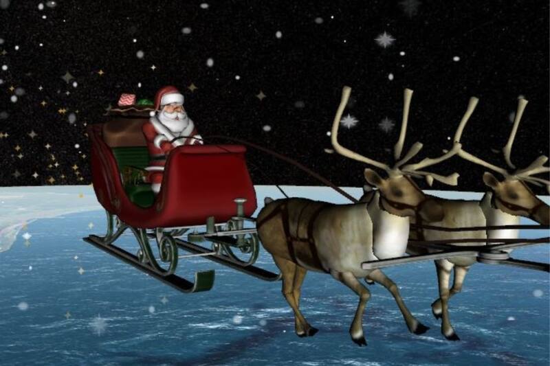 Gracias a la tecnología, los más pequeños de la casa pueden seguir el trayecto del Viejito Pascuero desde el Polo Norte hasta sus hogares.