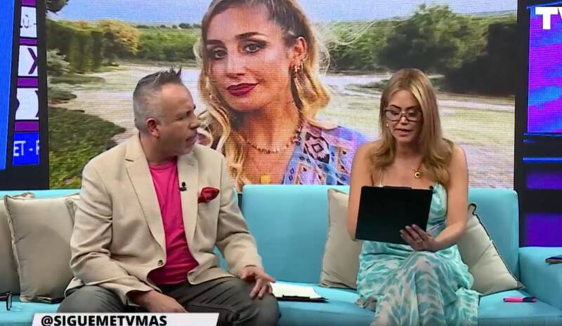 Daniella Campos en TV+. Créditos: Pantallazo TV+