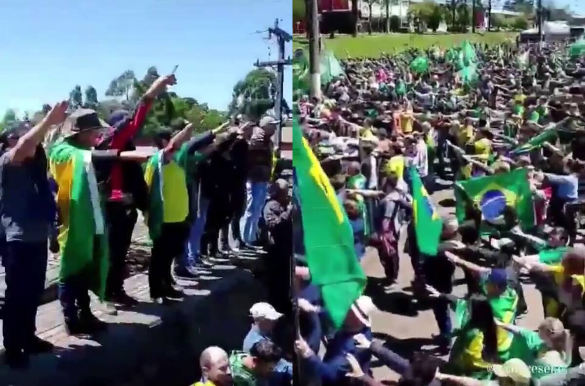 VIDEO | Embajador de Alemania en Brasil repudió gesto nazi realizado por seguidores de Bolsonaro