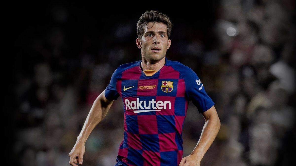 Gran jugada del Barcelona para el gol de Sergi Roberto