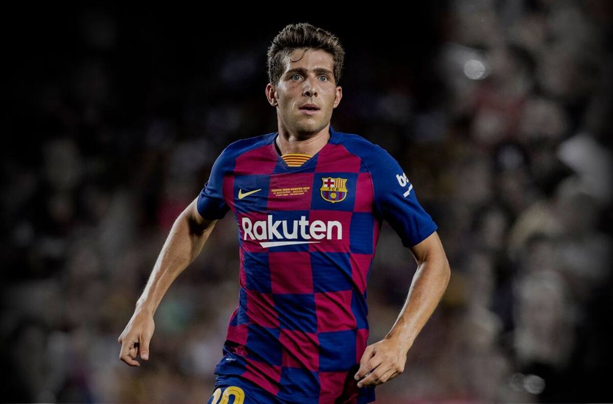 Gran jugada del Barcelona para el gol de Sergi Roberto