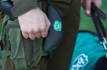 VIDEO | Carabinero disparó en la pierna a hombre que había intentado agredirlo con un trozo de concreto