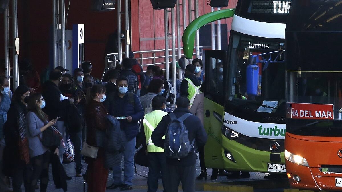 Iquique: sorprendieron un bus repleto de indocumentados con test PCR falsos