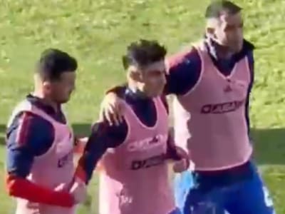 El gesto que no se vio en TV: Altamirano ignoró a Álvarez y recibió apoyo de dos compañeros