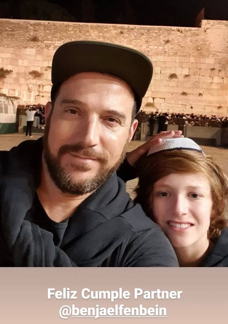 El periodista en un viaje con su hijo / Instagram