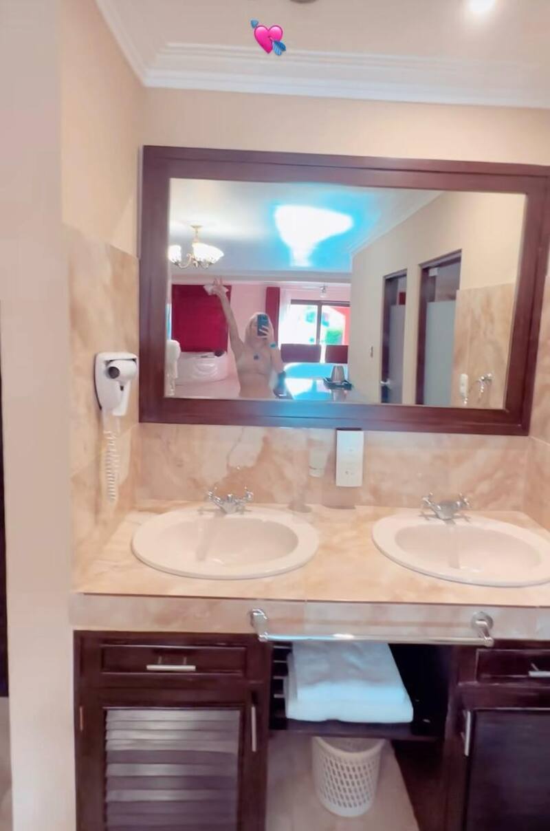 Francisca Maira desde el hotel en Perú para grabar "Ganar o Servir".