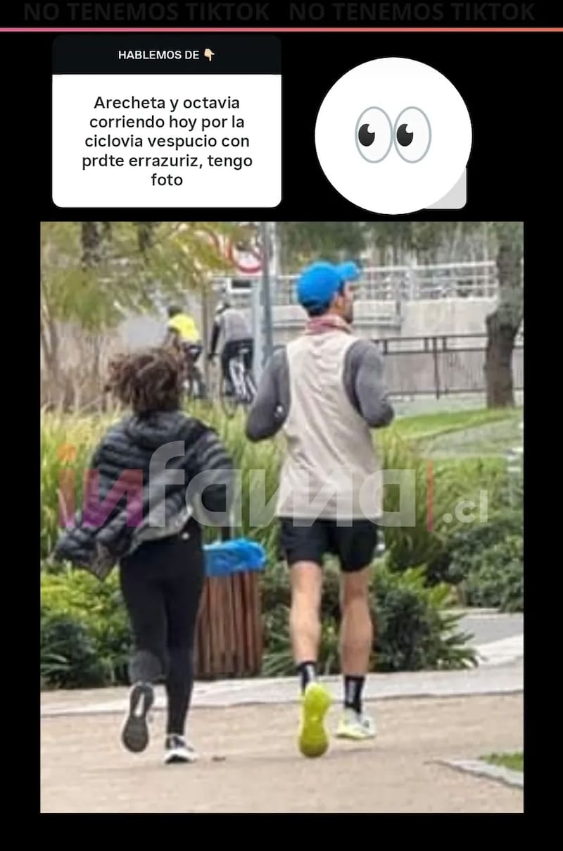 La pareja se le vio de lo más bien en las calles De Santiago.