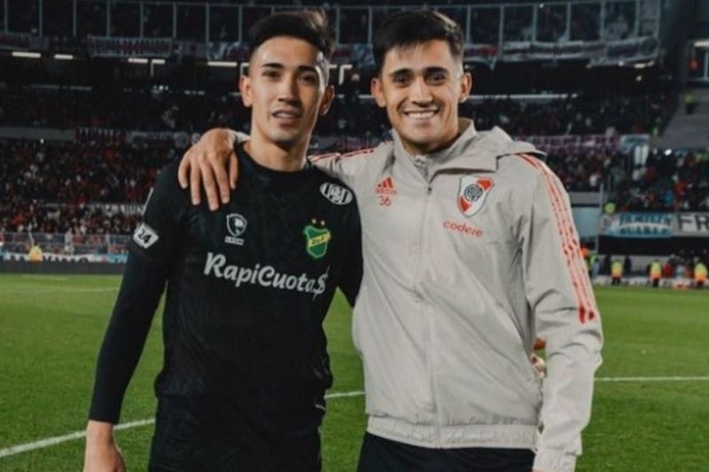 junto Pablo cuando estaban en Defensa y Justicia y River Plate.