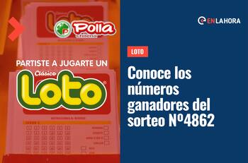 Resultados Loto Chile | Conoce los números ganadores del sorteo N°4862 de este domingo 9 de octubre