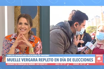 Tiktoker viñamarina emociona a Monserrat Álvarez y Julio César Rodríguez en cobertura de CHV: "Con él he podido salir adelante de una depresión"