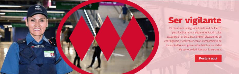 Conoce las funciones que deberás desempeñar en los distintos cargos disponibles. Créditos: Metro de Santiago.