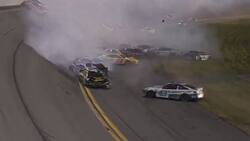 VIDEO | Impactante múltiple choque se produjo en las 500 millas de Daytona