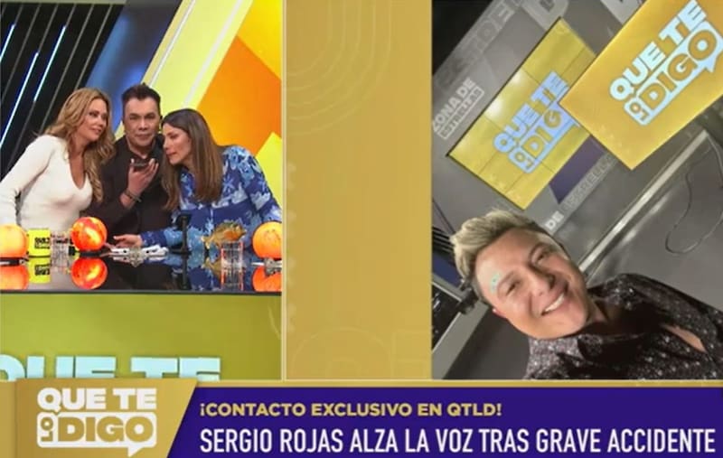 En "Que te lo digo" se contactaron con Sergio Rojas. Créditos: Pantallazo Zona Latina