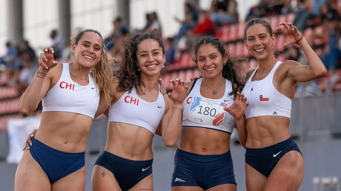 De izquierda a derecha: María Ignacia Montt, Anaís Hernández, Antonia Ramírez e Isidora Jiménez.