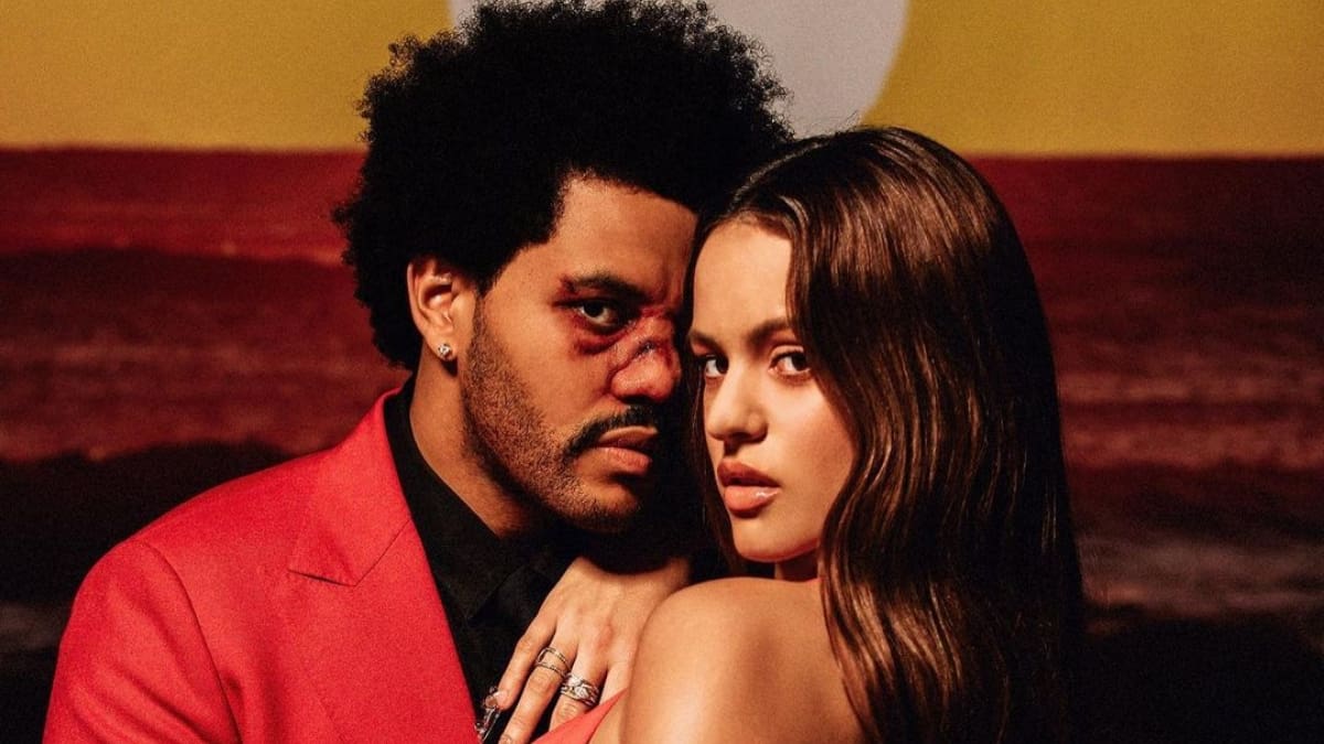The Weeknd y Rosalía se unieron en el remix de “Blinding Lights”