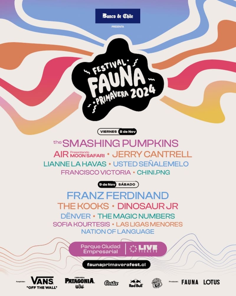 Fauna Primavera 2024 presenta su cartel por día