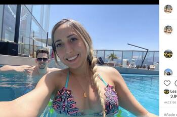 Así recibió este 2021 Nano Calderón junto a su polola, Rebeca Naranjo