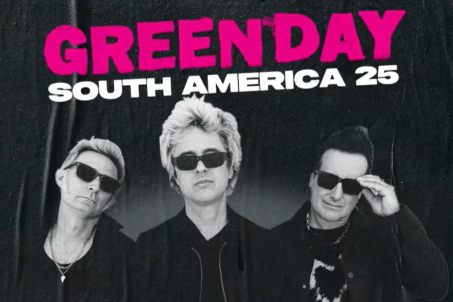 La banda se presentará en Chile en marco de su gira por Sudamérica.