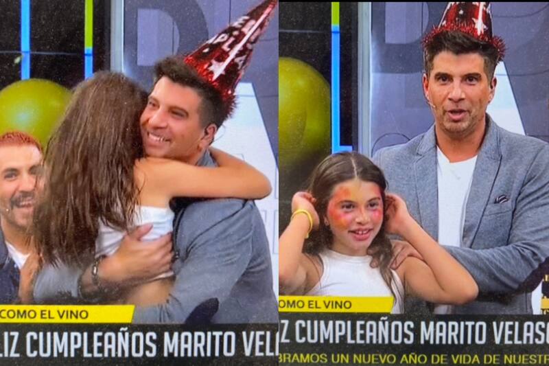 Mario Velasco y Julieta en "Zona de Estrellas" / Créditos: Reproducción