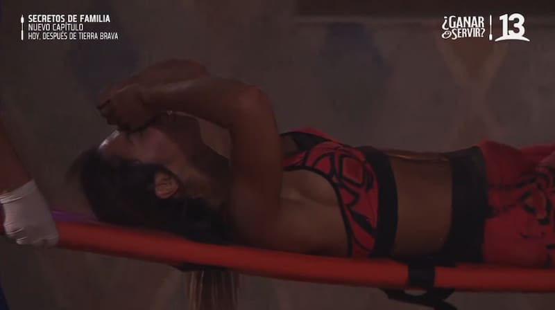 Chama tuvo que abandonar la competencia de eliminación en "Tierra Brava".